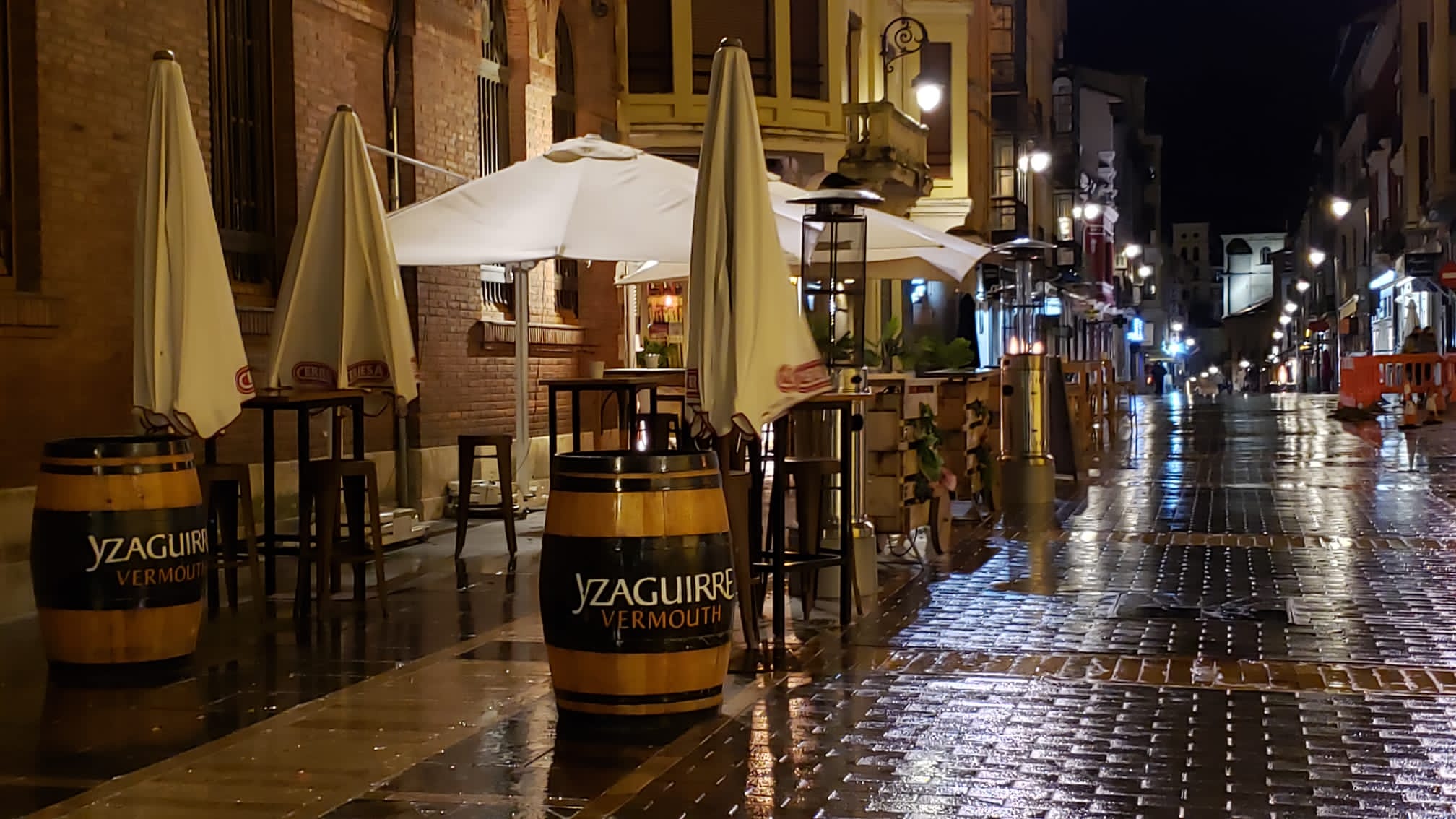 Últimas horas antes del cierre de la hostelería.