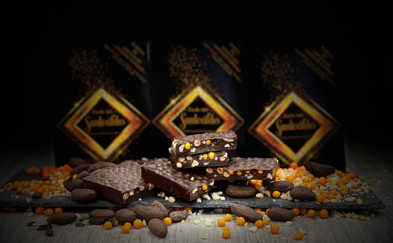 Una de las variedades de turrón que lanza Chocolates Santocildes. 