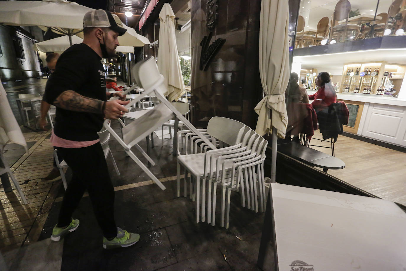 Fotos: Cierre de bares este jueves en León