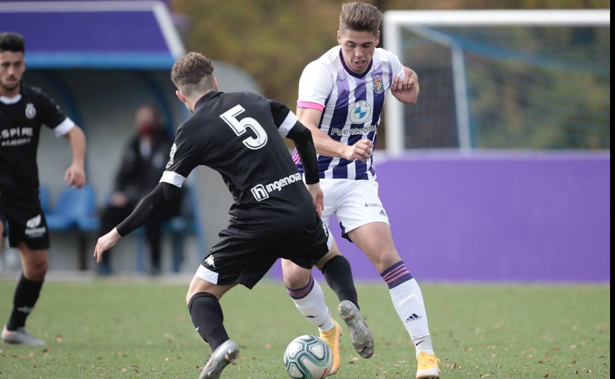 Primer partido del Juvenil, disputado en Valladolid.