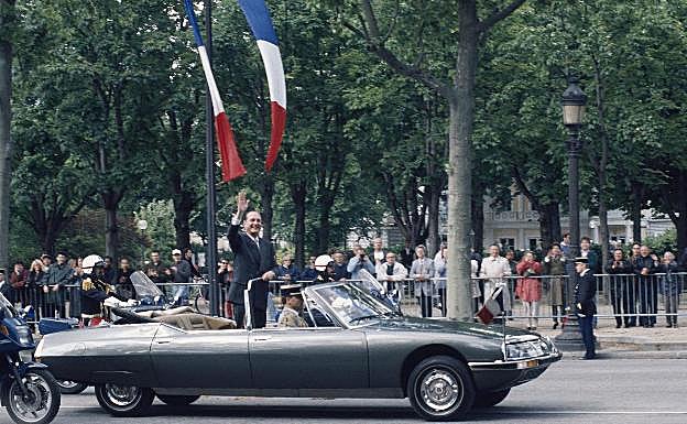 Jacques Chirac en un SM Présidentielle