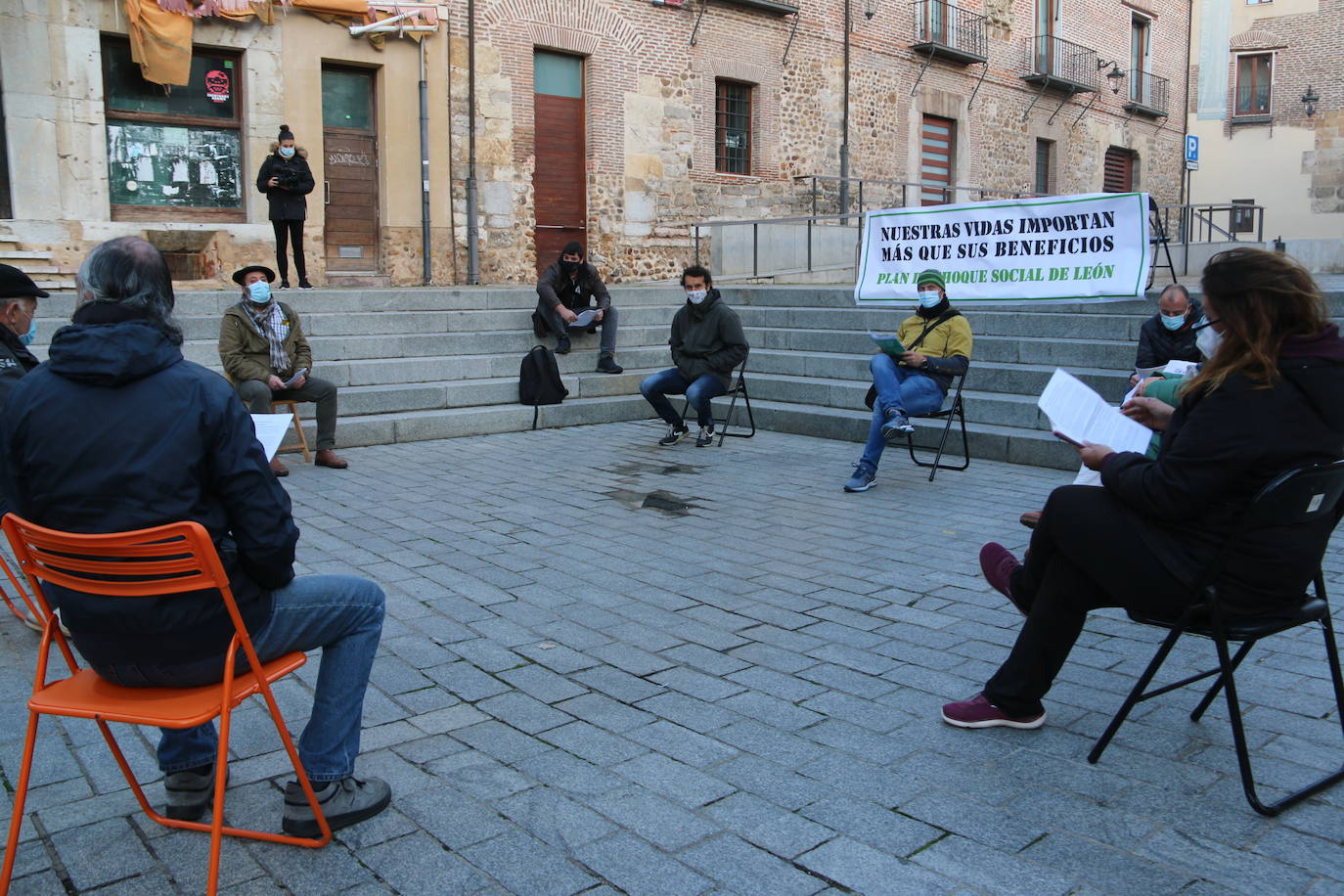 Fotos: Presentación del Plan de Choque Social