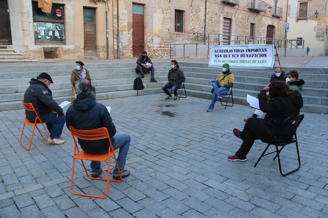 Fotos: Presentación del Plan de Choque Social