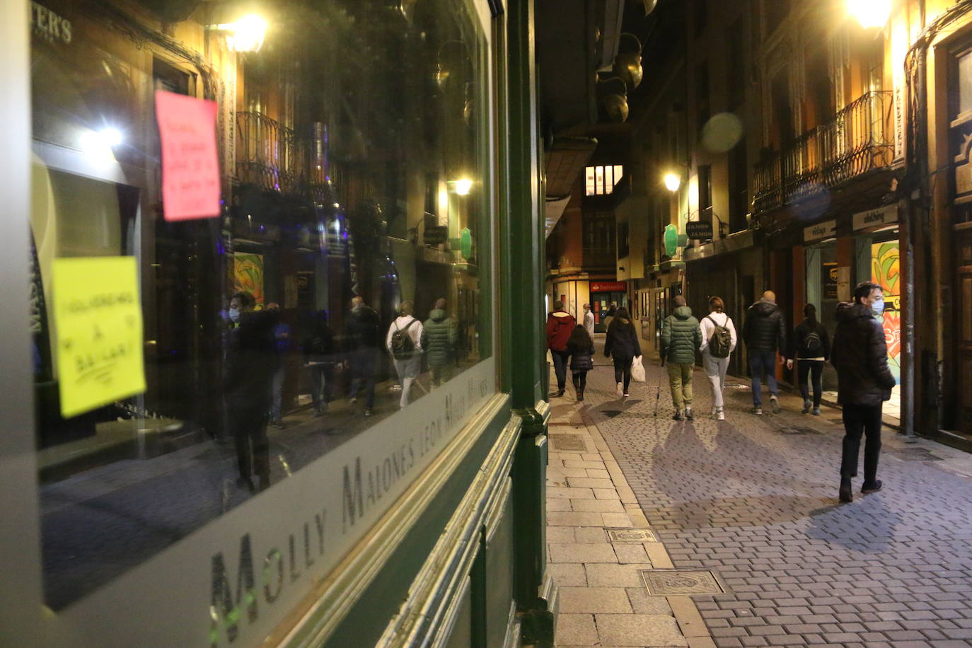 Fotos: Mensajes positivos para la hostelería de León