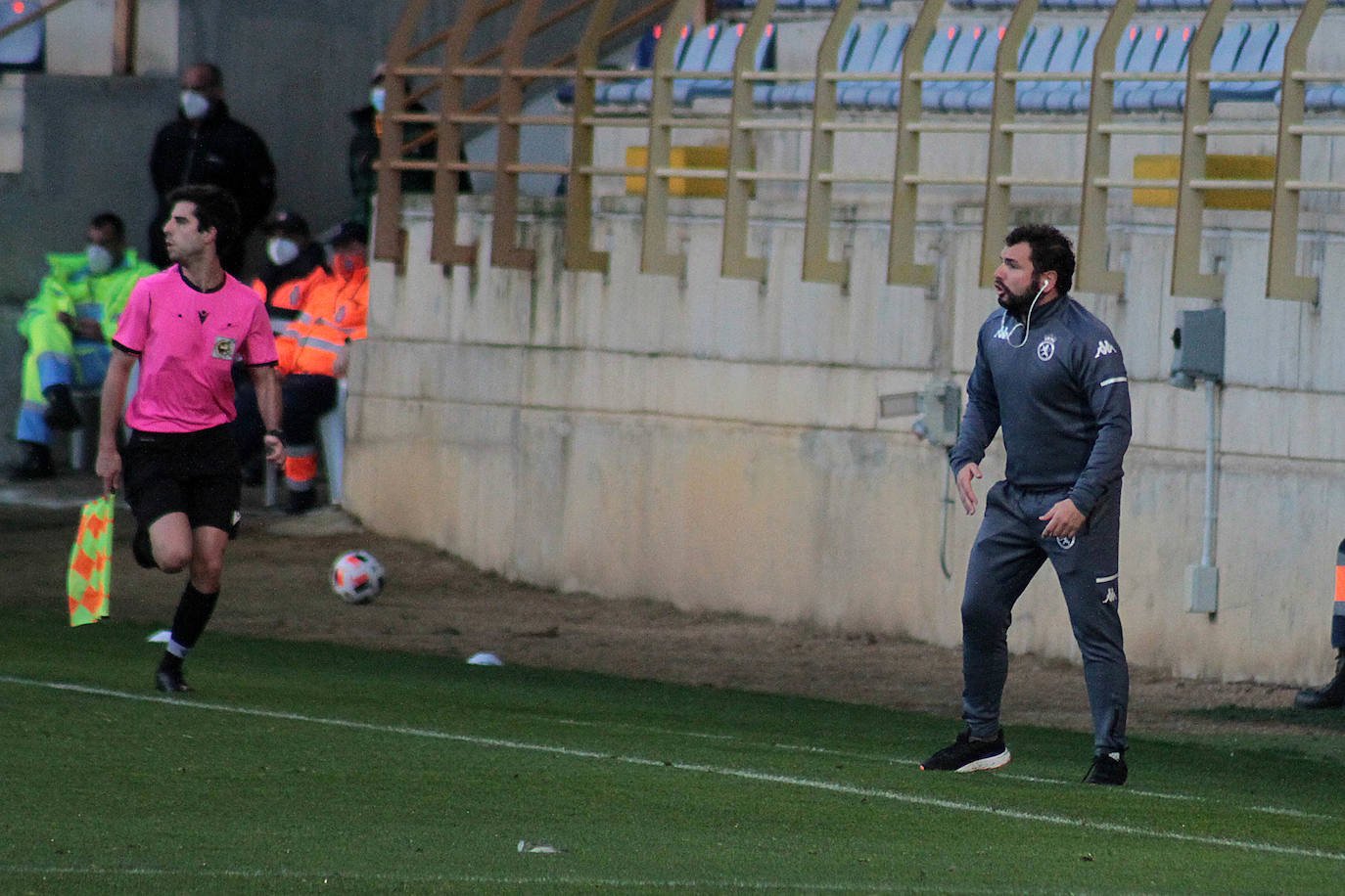 Un momento del partido. 