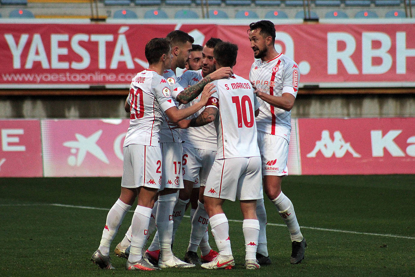 Un momento del partido. 