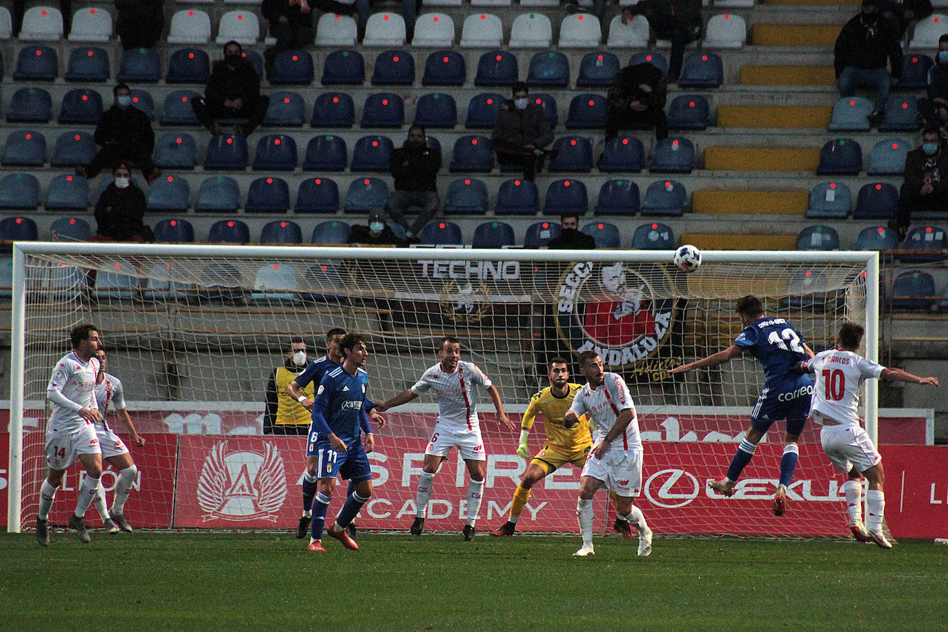 Un momento del partido. 