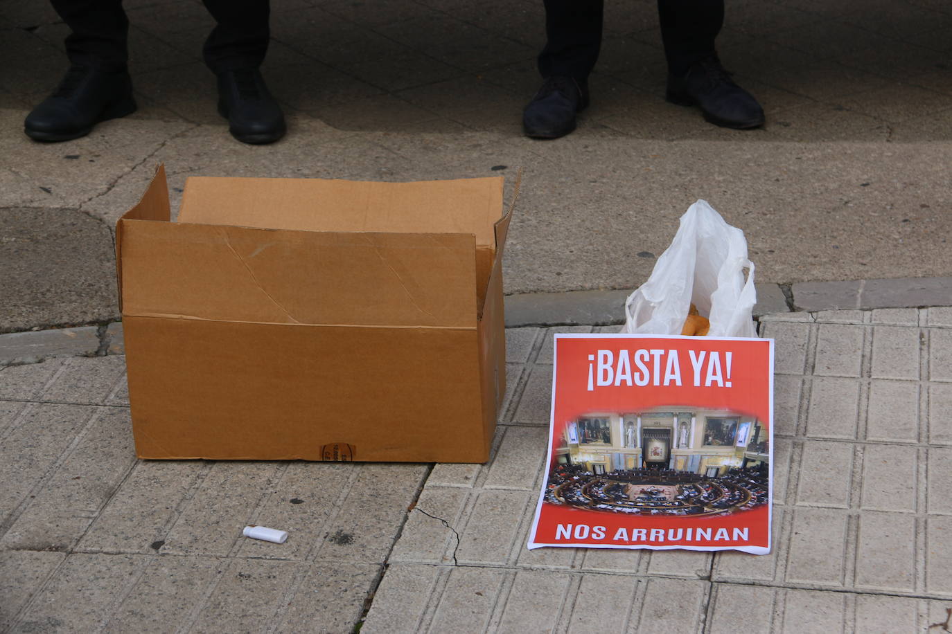 Vista de la manifestación. 