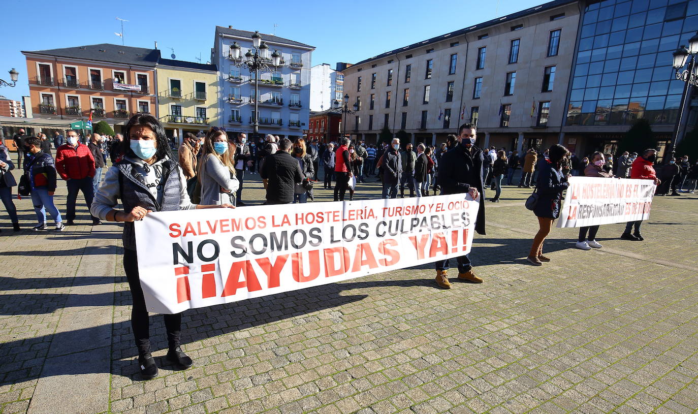 Participantes en la manifestación. 