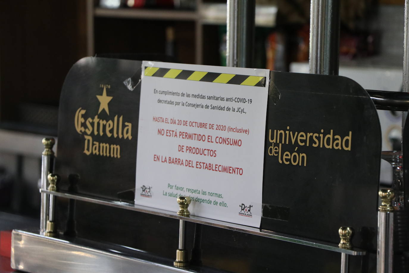 La cafetería universitaria, un servicio esencial de la Universidad de León. 