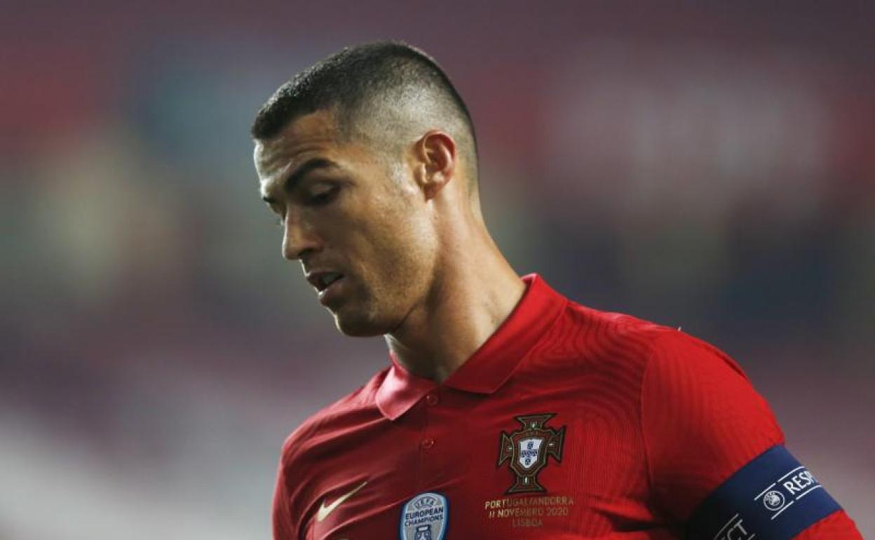 Cristiano Ronaldo, con la selección portuguesa. 