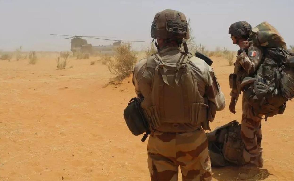 Militares franceses desplegados en Mali, en una imagen de archivo.