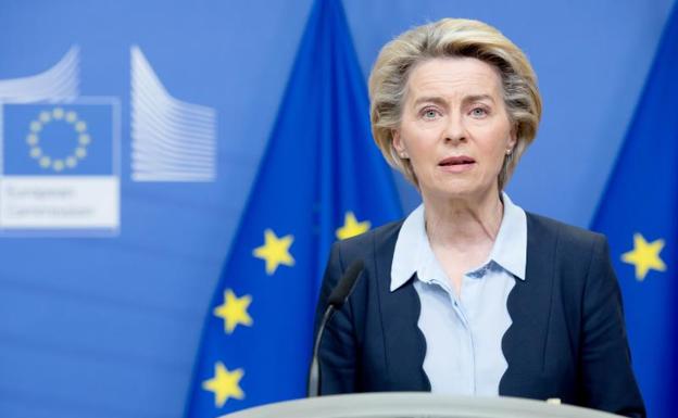 La presidenta de la Comisión Europea, Ursula Von der Leyen. 