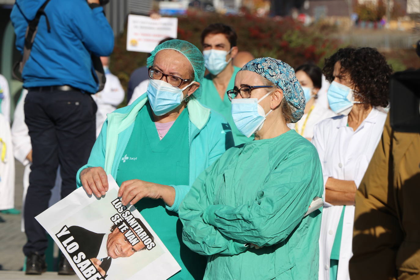 Fotos: Concentración de los sanitarios contra el &#039;decretazo&#039;