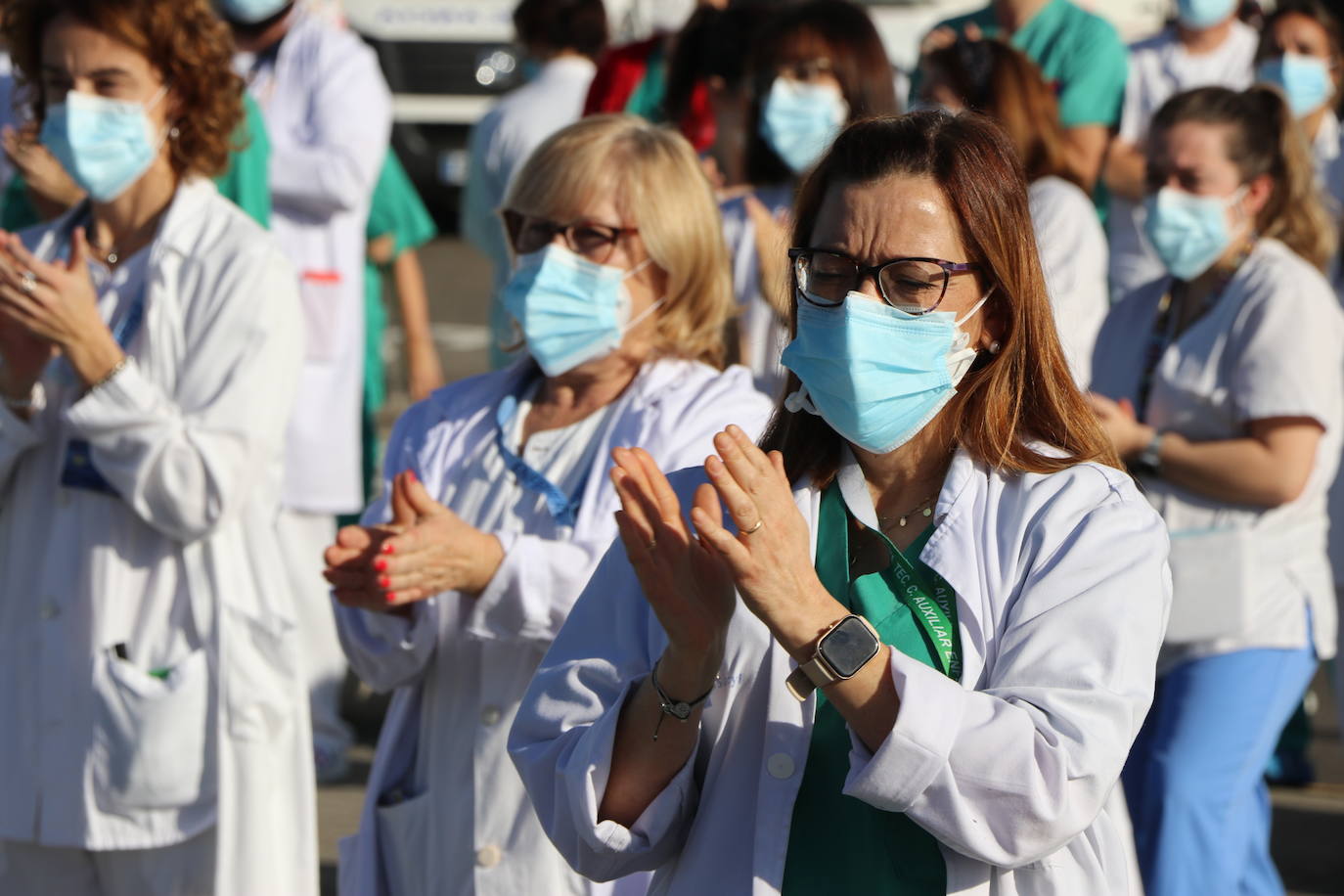 Fotos: Concentración de los sanitarios contra el &#039;decretazo&#039;