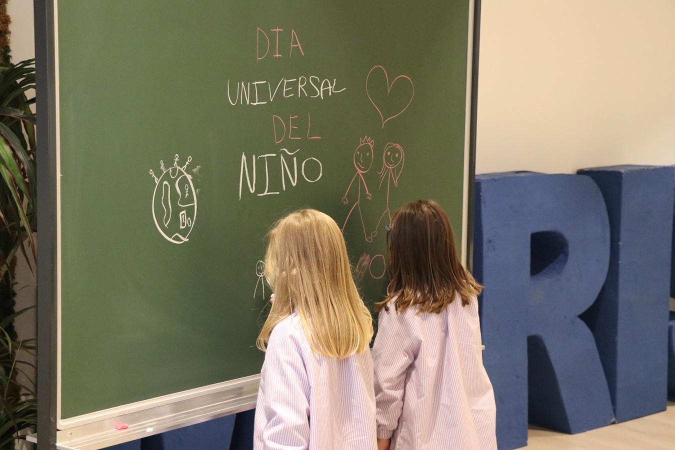 Dibujo para celebrar el Día Universal del Niño.