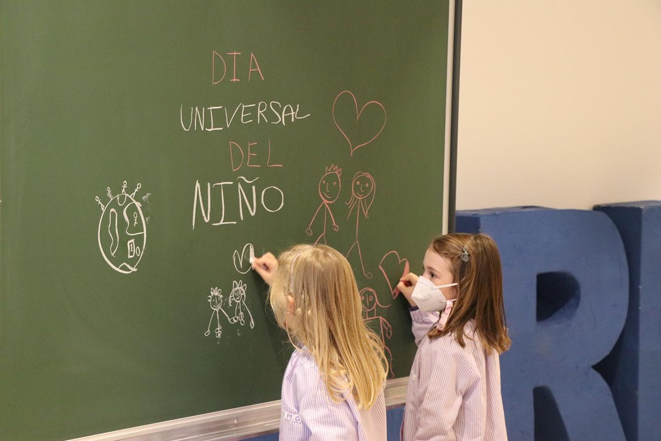 Dibujo para celebrar el Día Universal del Niño.