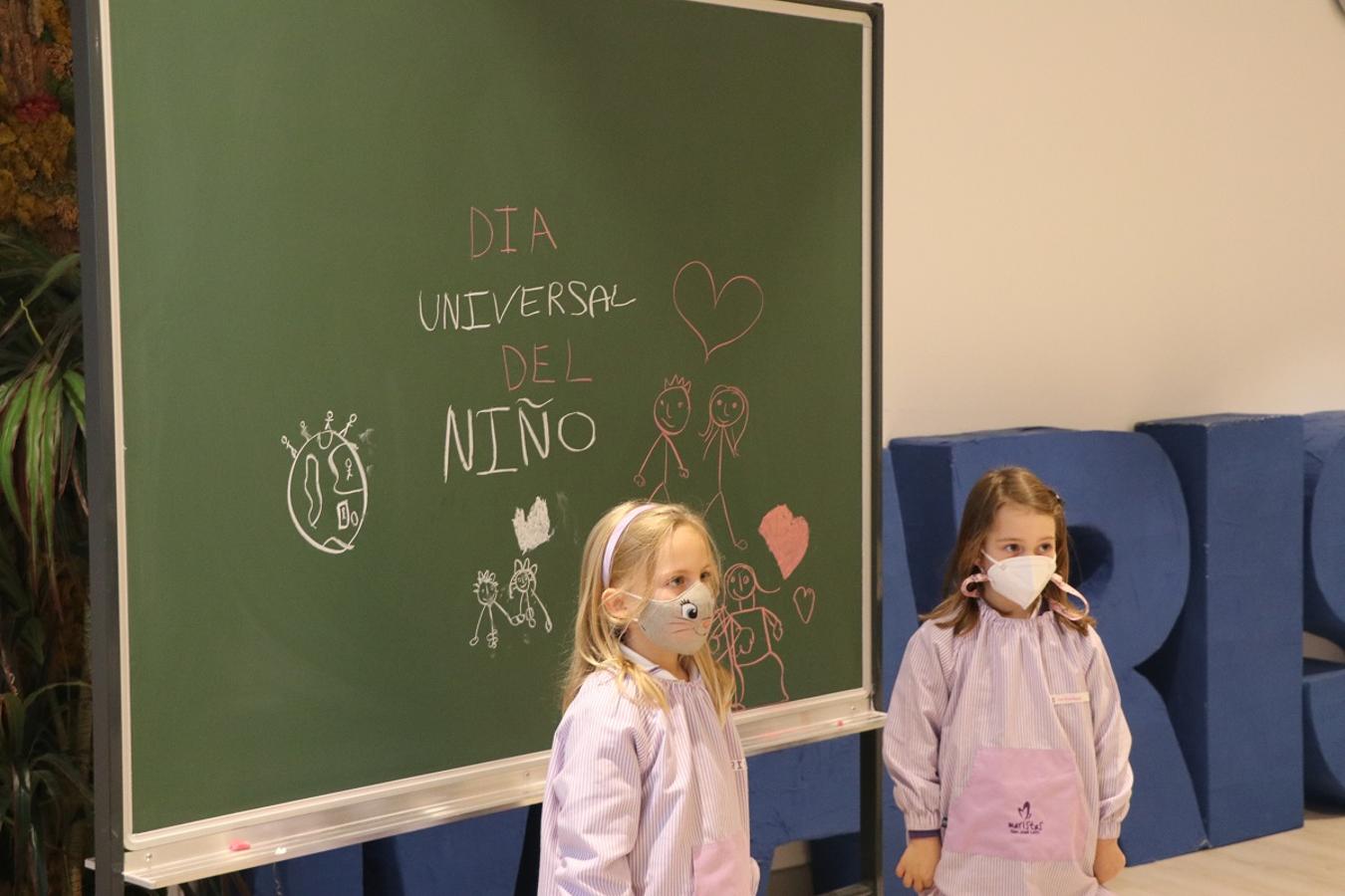 Dibujo para celebrar el Día Universal del Niño.