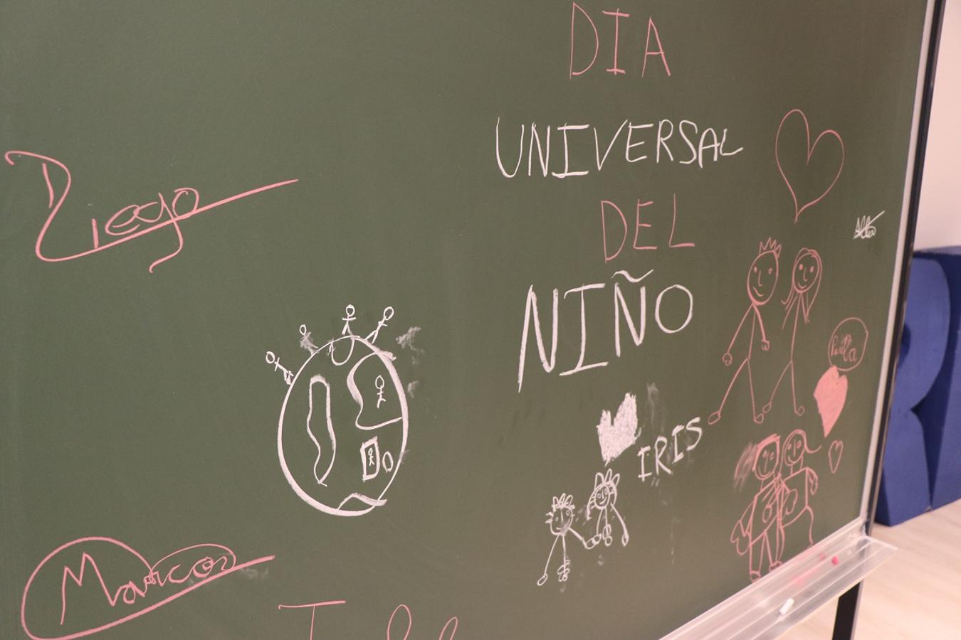 Dibujo para celebrar el Día Universal del Niño.