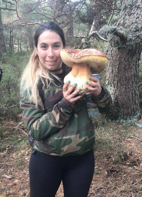 Imagen - Letizia Rodríguez con el boletus.