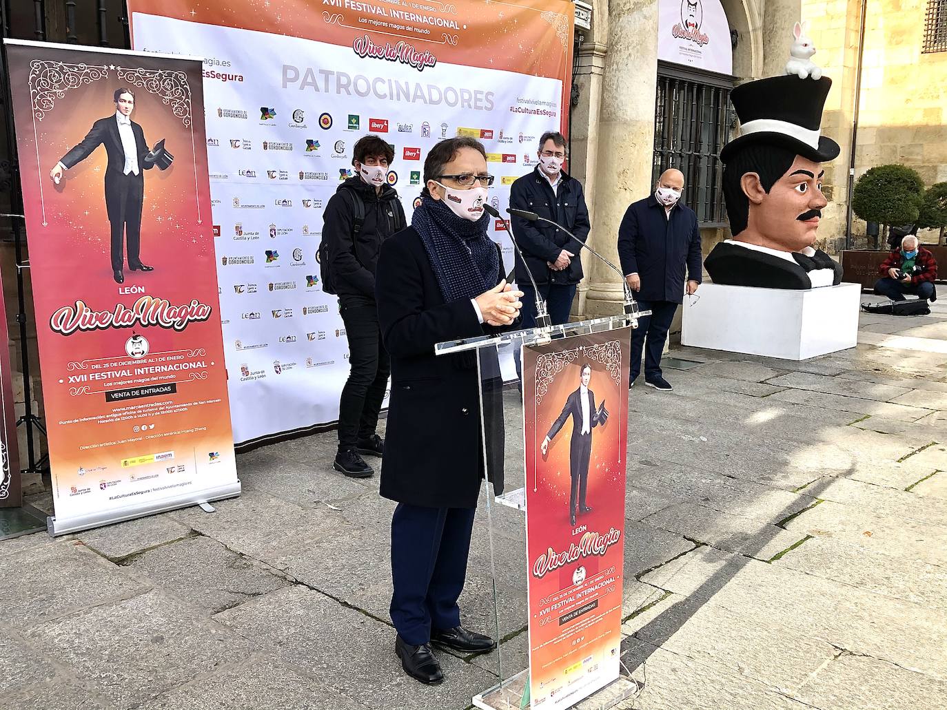 Acto de presentación del XVII Festival Internacional León Vive la Magia 