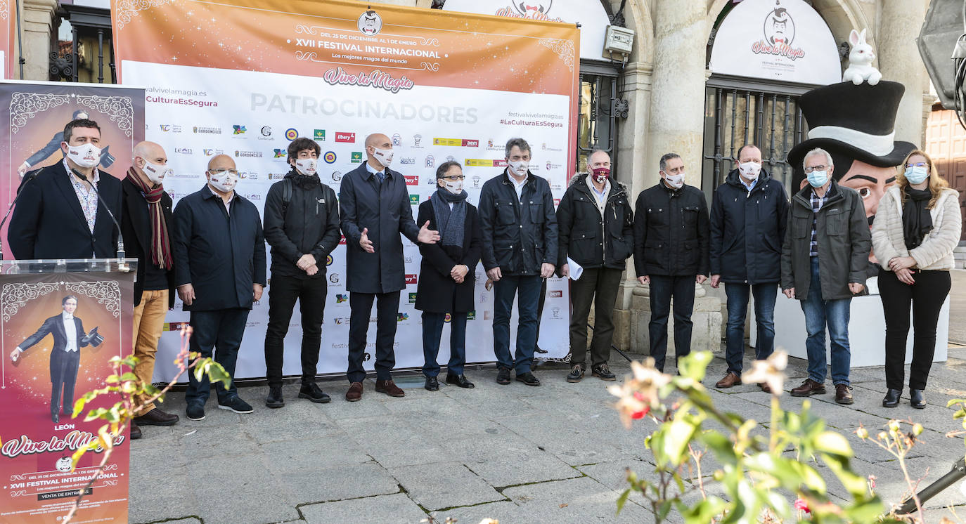 Acto de presentación del XVII Festival Internacional León Vive la Magia 