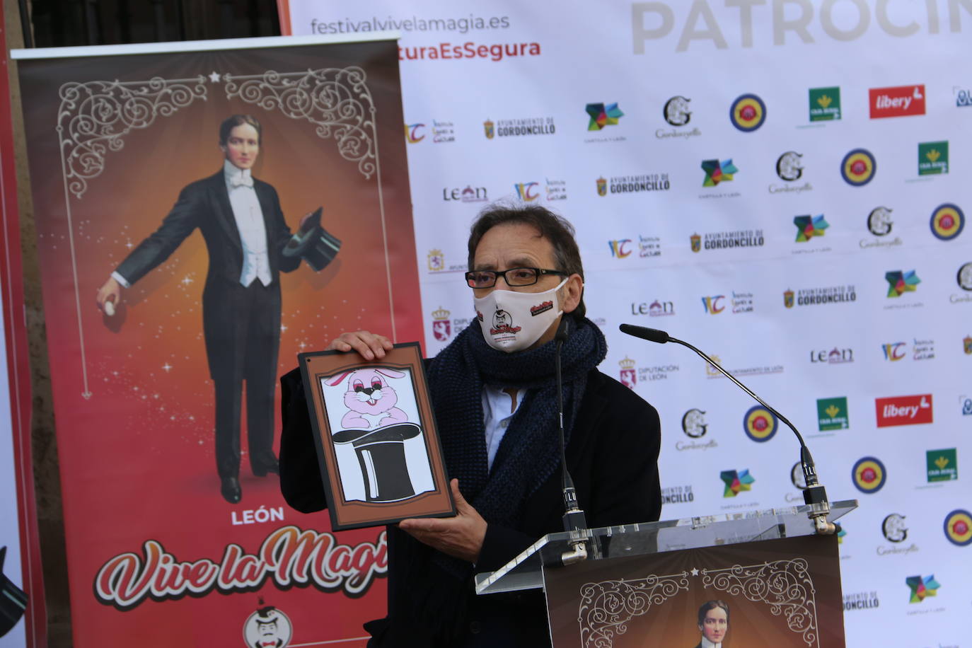 Acto de presentación del XVII Festival Internacional León Vive la Magia 