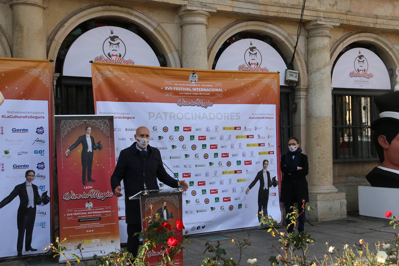 Acto de presentación del XVII Festival Internacional León Vive la Magia 