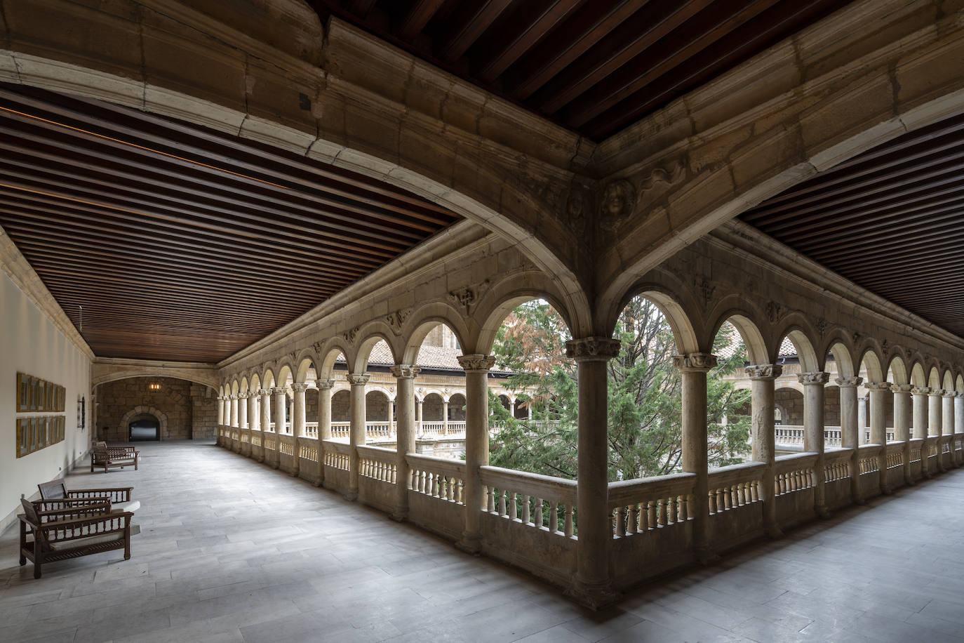 Interior del Hostal de San Marcos. 