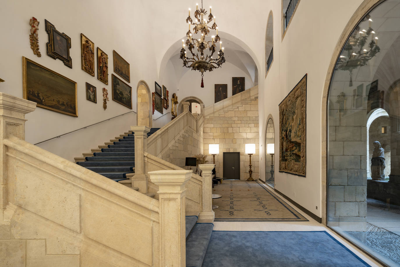 Interior del Hostal de San Marcos. 