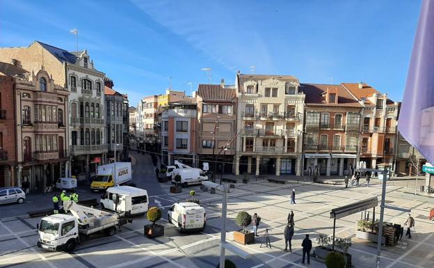 Campaña de promoción de La Bañeza en Gijón.