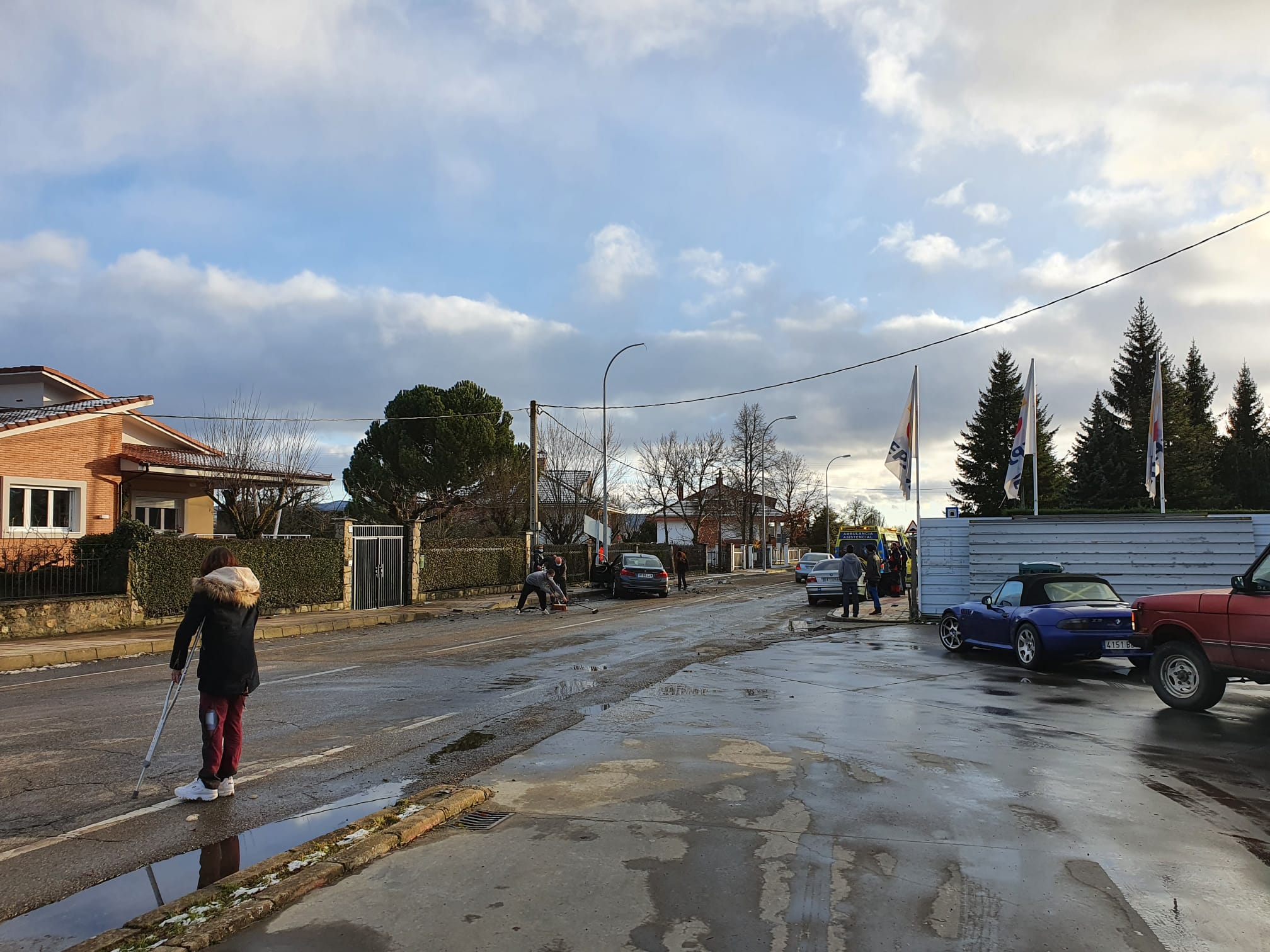 Fotos: Accidente de tráfico en Boñar