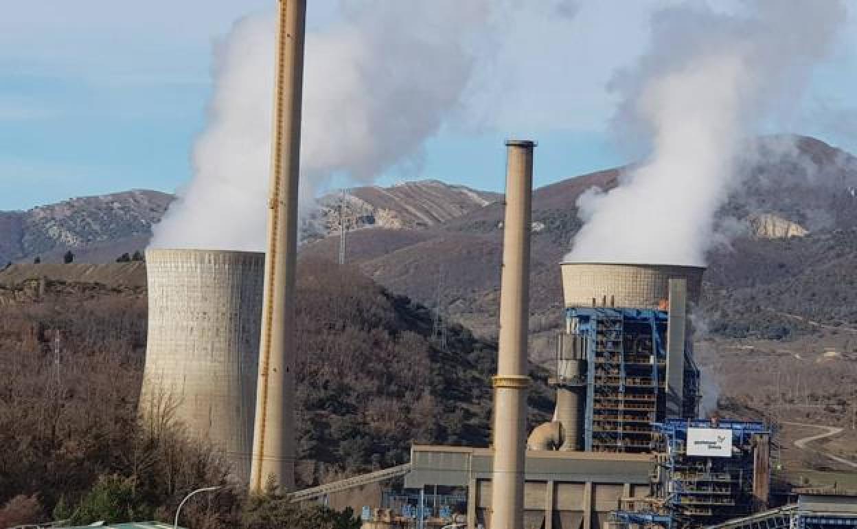 Imagen de la central térmica de La Robla.