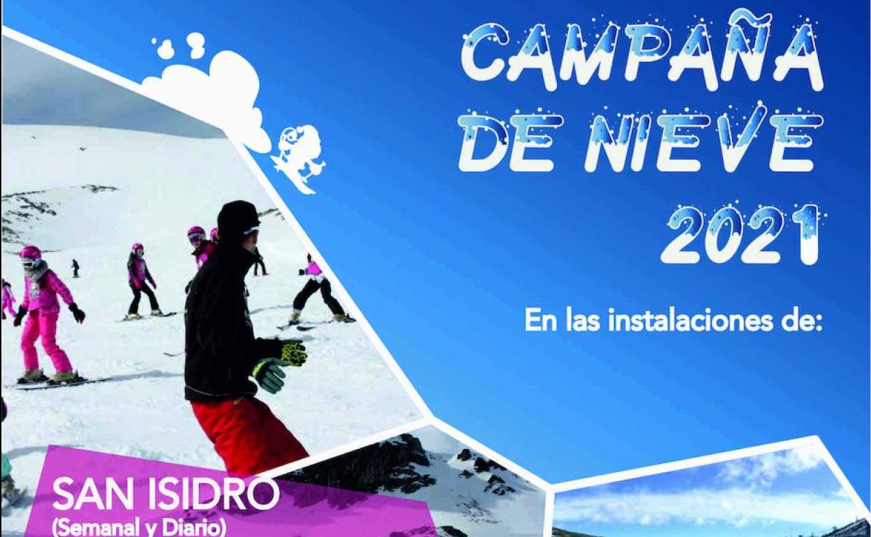 Cartel de la Campaña de NIeve de la Diputación.