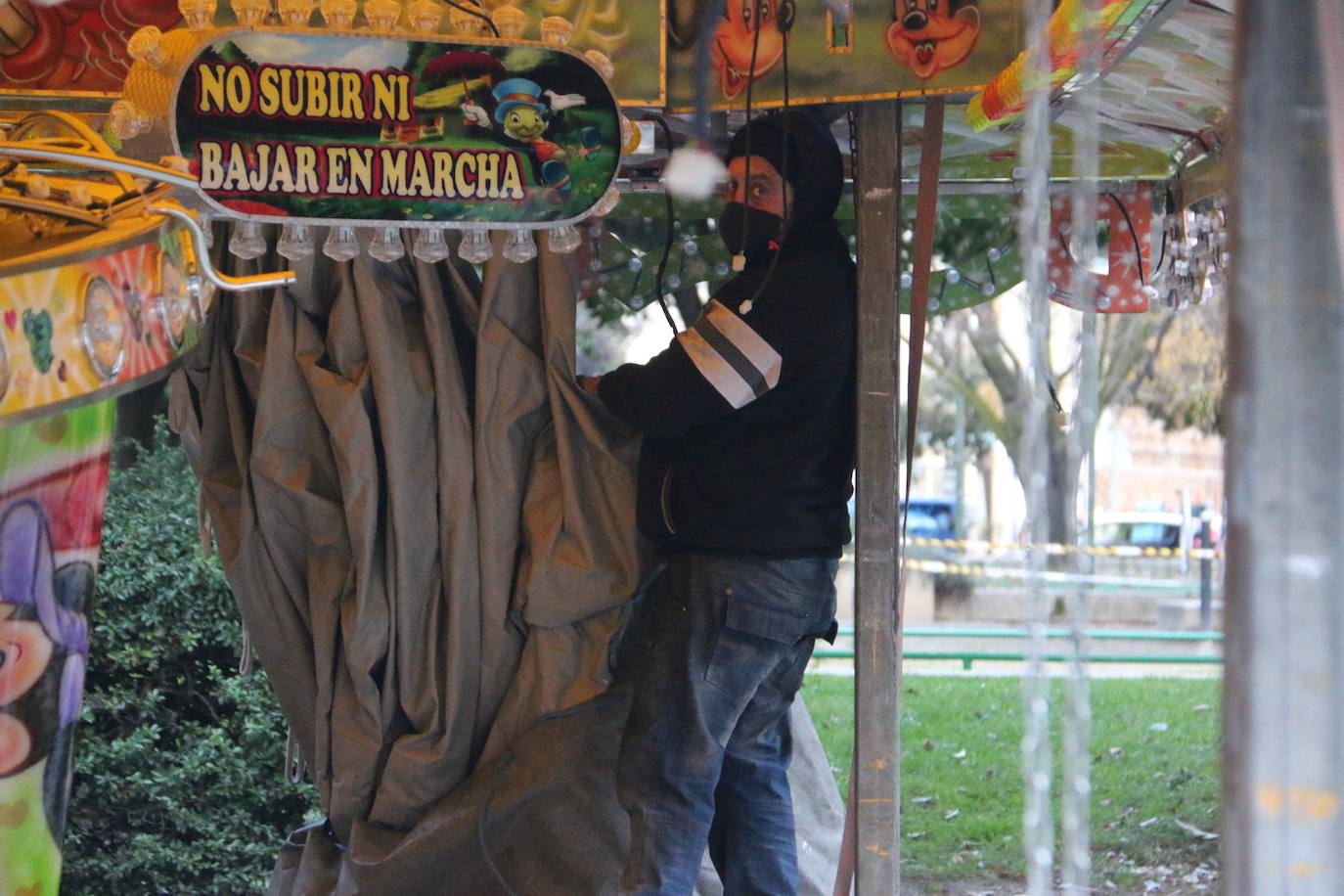 Los feriantes han podido volver tras un año sin trabajar. 