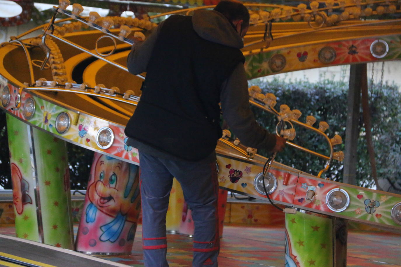 Los feriantes han podido volver tras un año sin trabajar. 