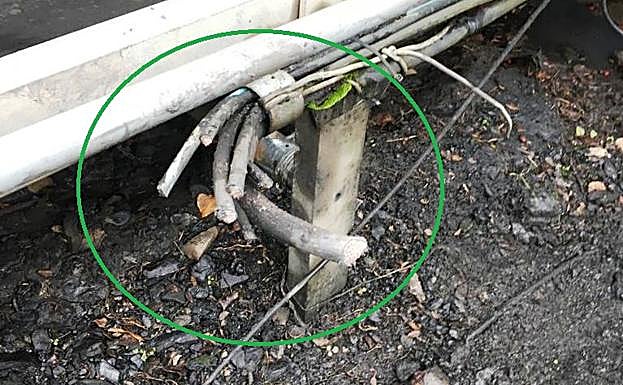 Punto donde se efectúa el robo.