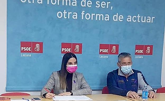 Rueda de prensa del PSOE de Laciana. 