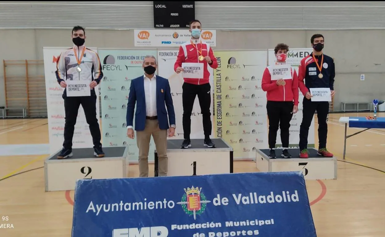 Uno de los podios de la competición celebrada en Valladolid.