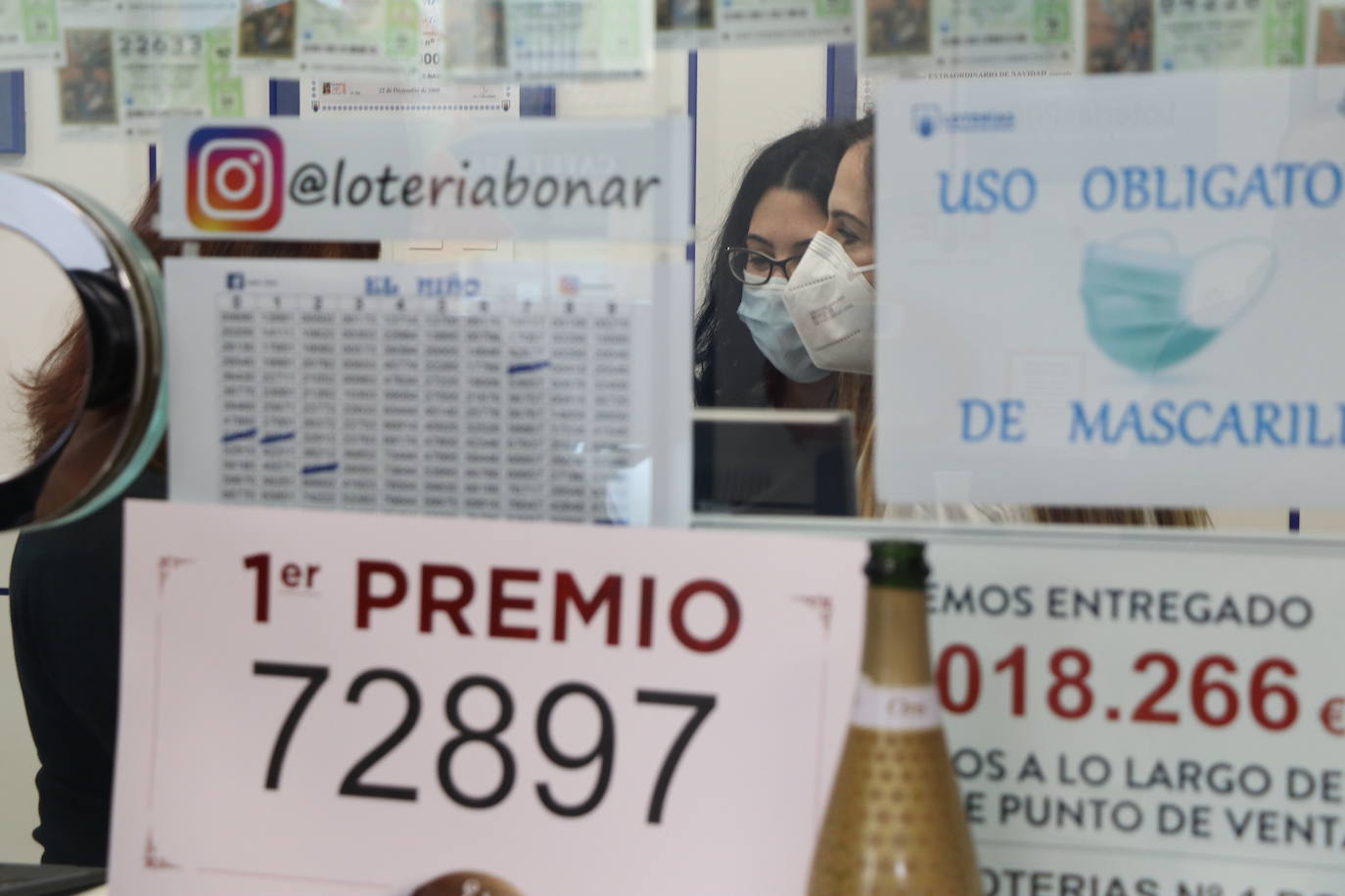 La Lotería de Navidad deja casi seis millones de euros en el municipio.