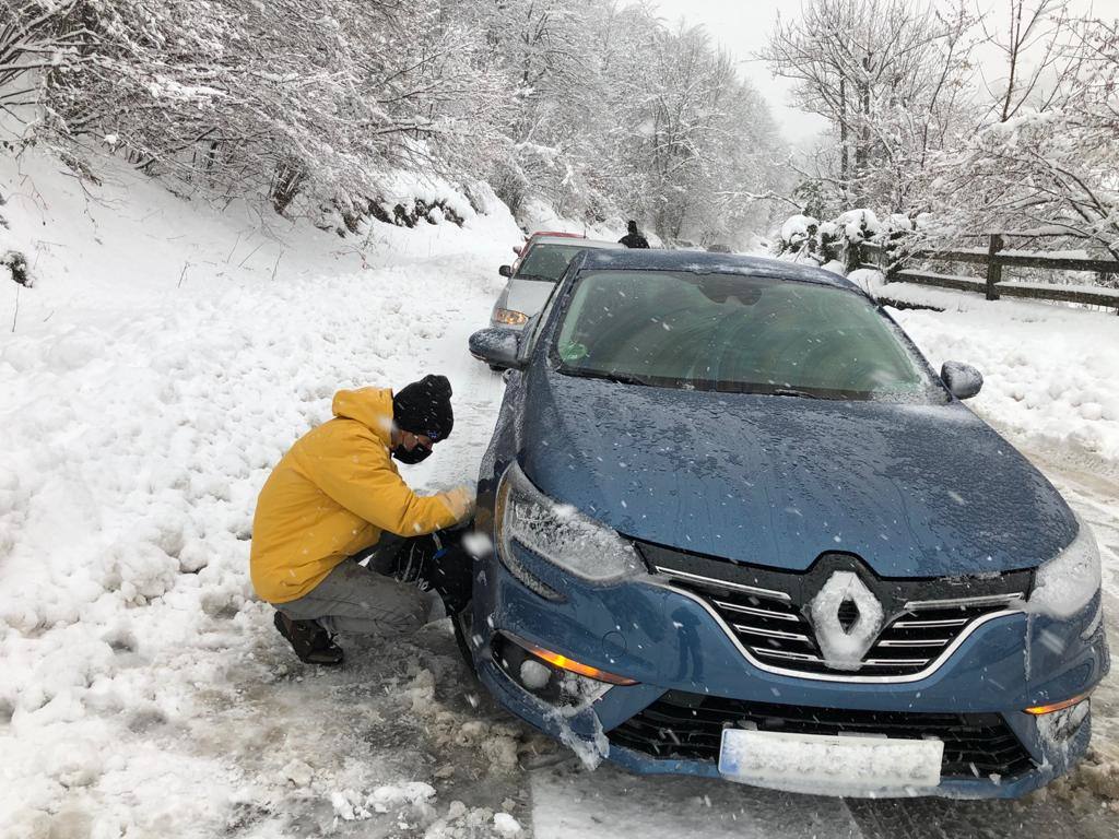 Fotos: Picos de Europa comienza el año bajo la nieve