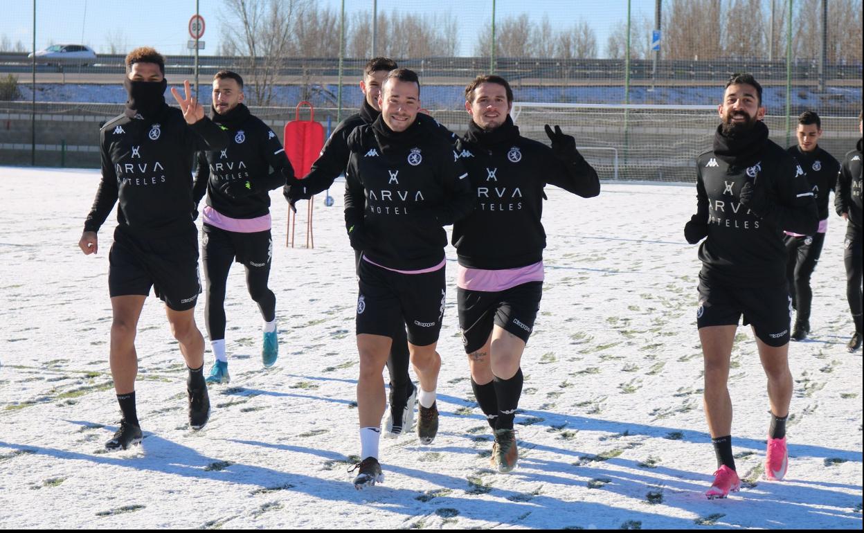 Entrenamiento de la Cultural sobre la nieve.