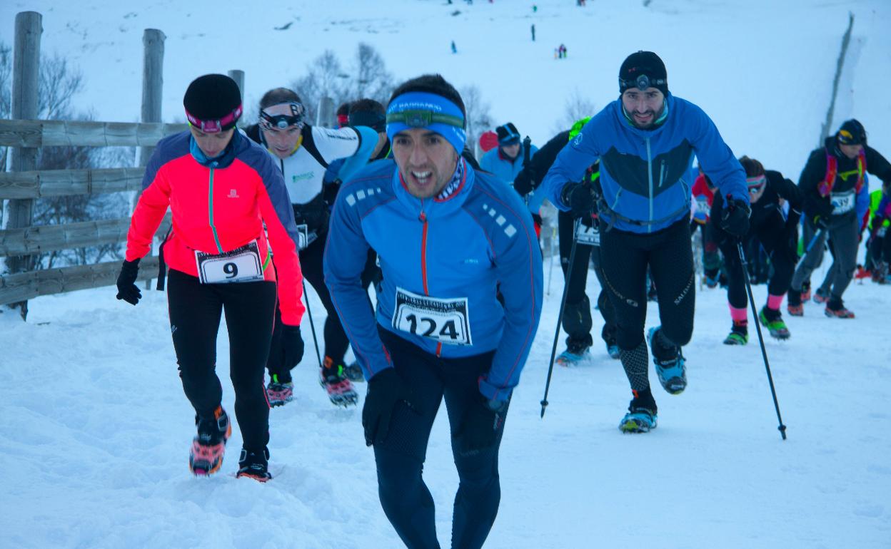 Una prueba realizada sobre la nieve.