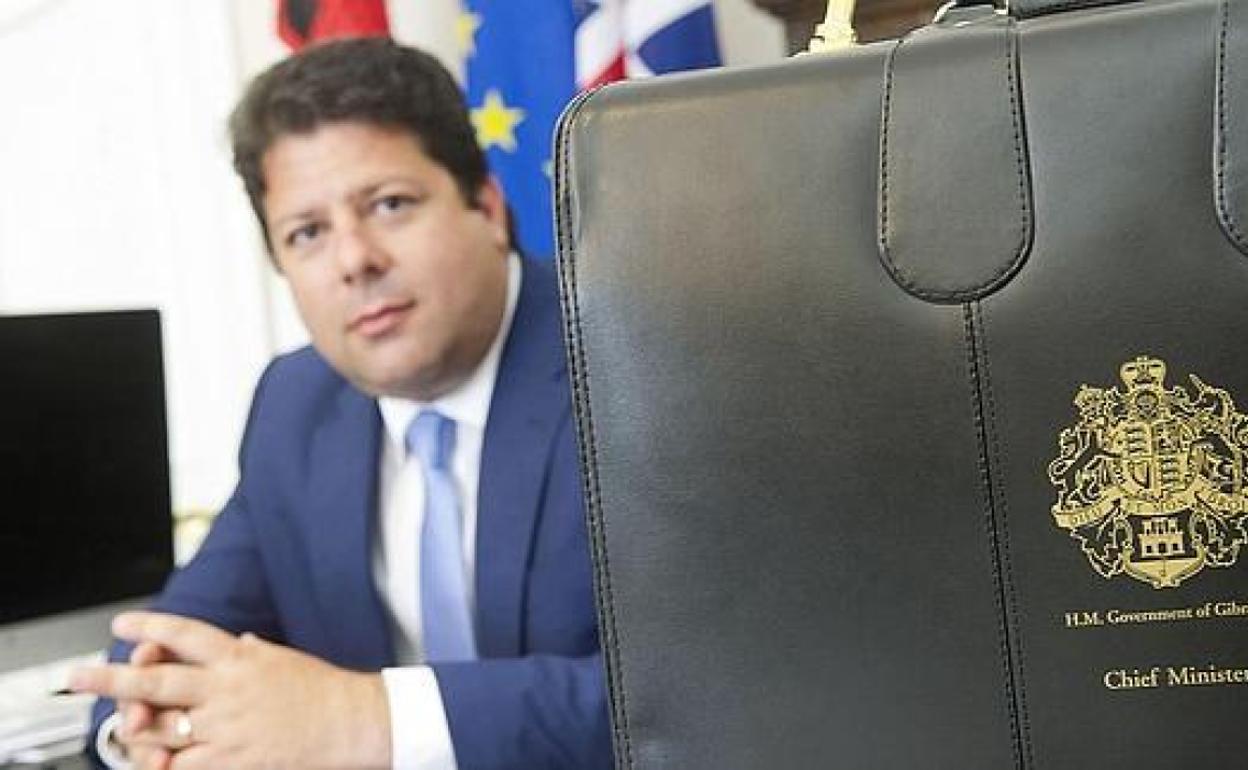 El ministro principal de Gibraltar, Fabian Picardo