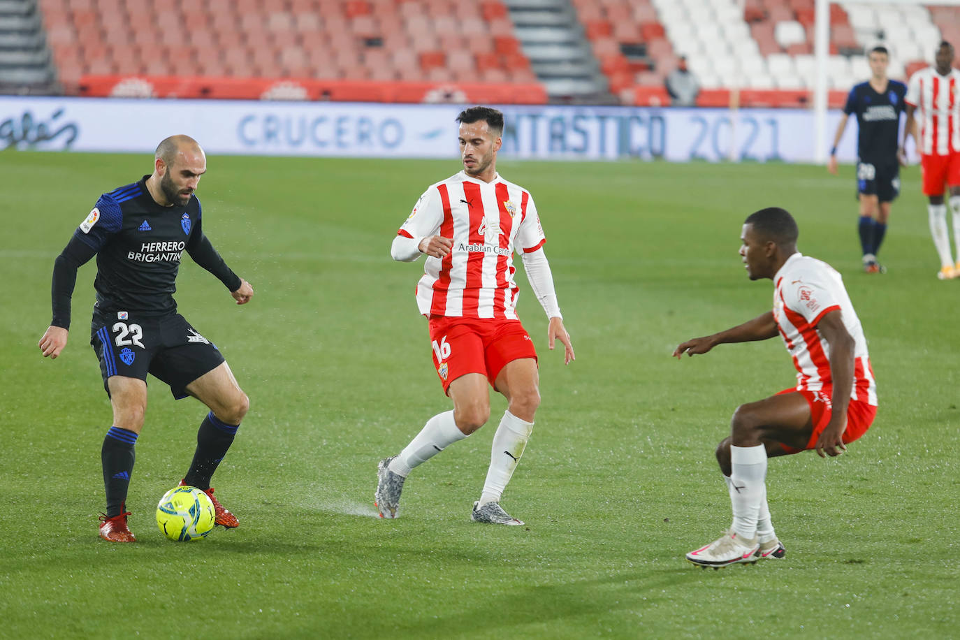 El conjunto berciano disputó en el Juegos del Mediterráneo una nueva jornada de LaLiga SmartBank.