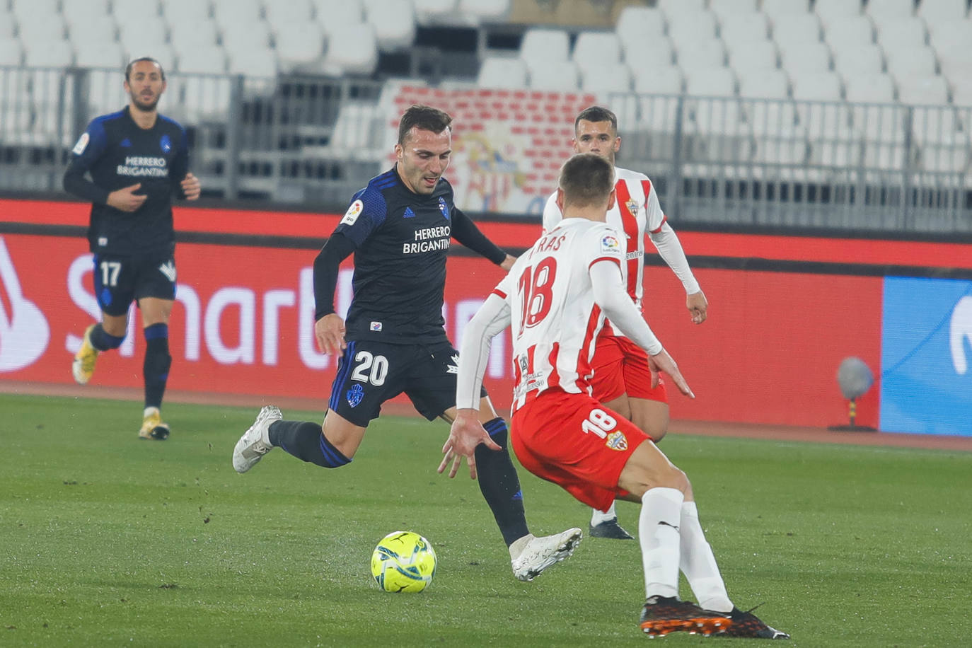 El conjunto berciano disputó en el Juegos del Mediterráneo una nueva jornada de LaLiga SmartBank.