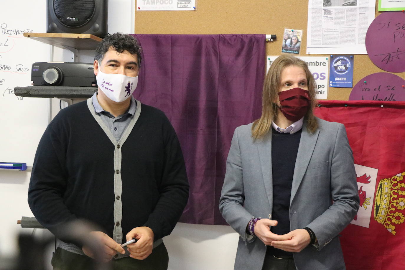 Fotos: Comparecencia de Pablo Fernández en Villaquilambre