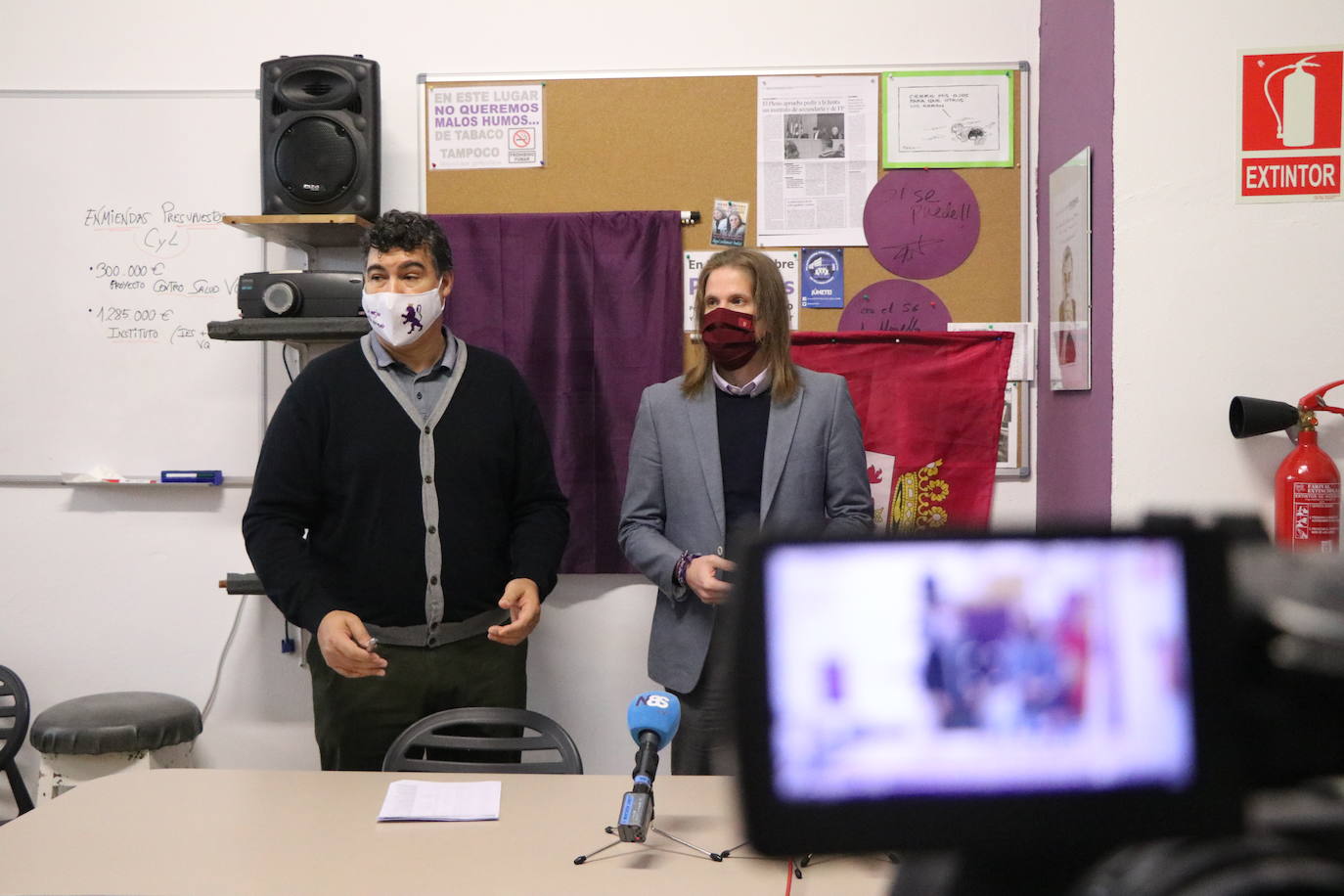 Fotos: Comparecencia de Pablo Fernández en Villaquilambre