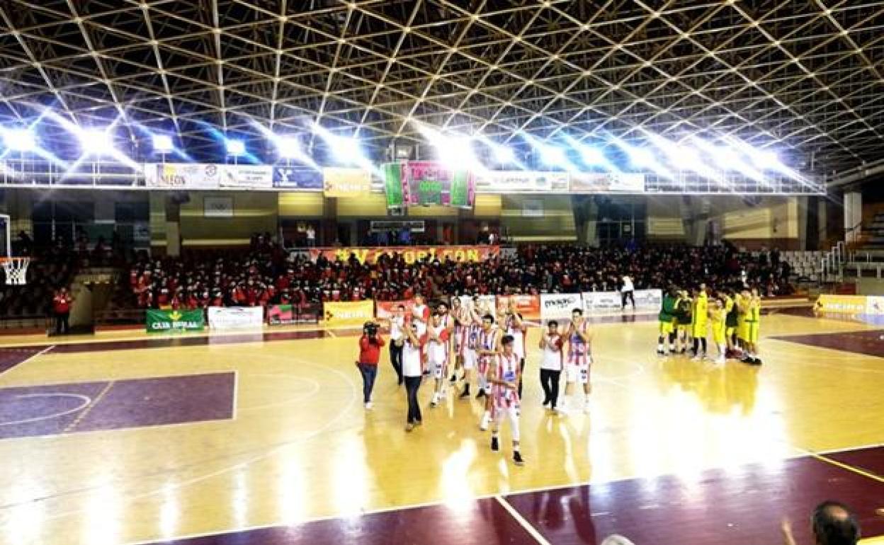 Una imagen del Palacio de los Deportes de León.