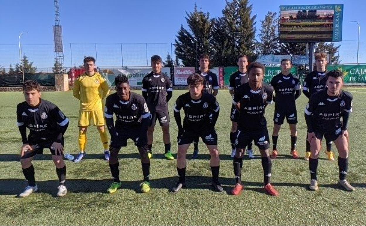 Once inicial del Juvenil en Santa Marta de Tormes.